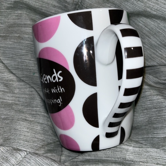 🐇 Pier 1 Girlfriends mug - Girlfriends - Right up there with booze & shopping - Picture 5 of 6